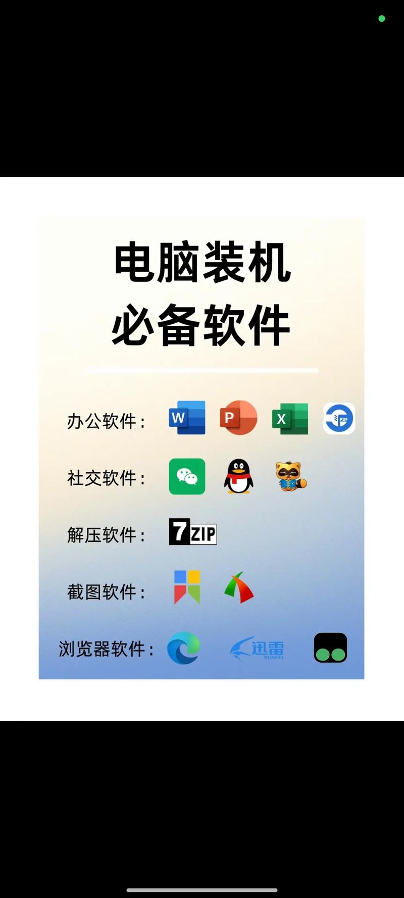 新電腦裝機(jī)必備 專業(yè)知識(shí)精準(zhǔn)推薦的辦公軟件清單
